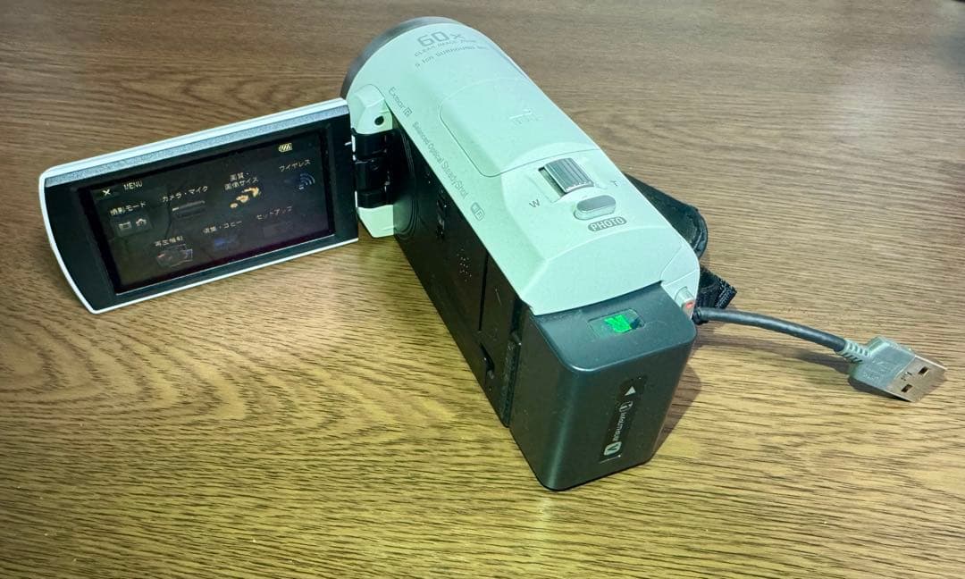 【一度だけ使用、超美品】SONY HDR-CX680 ホワイト