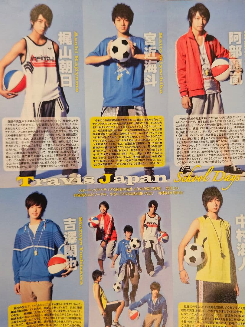 Travis Japan 切り抜き セット