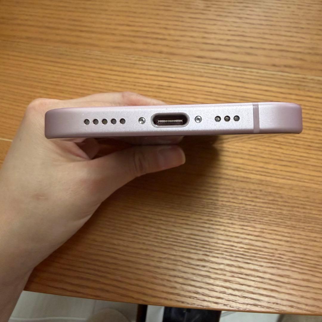 【美品】 iPhone15 ピンク 128GB simフリー 保護フィルム付き