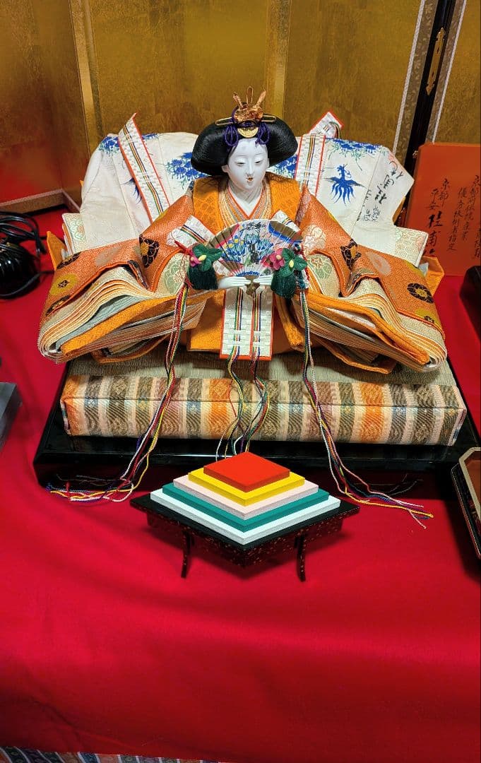 【ほぼ未使用】安藤桂甫作 京雛 親王飾り