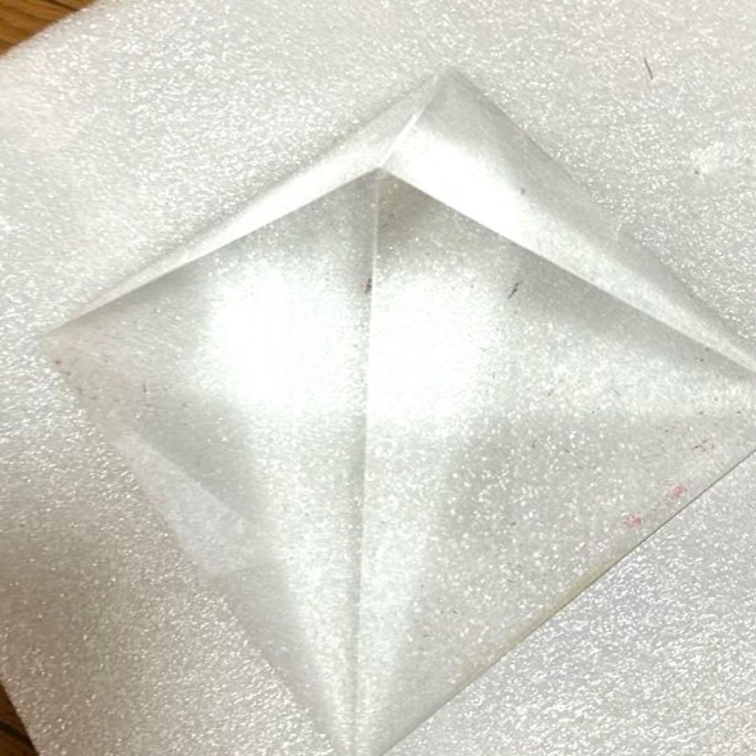 宇宙パワークリスタルピラミッド♡大サイズ♡透明感抜群!! 759g