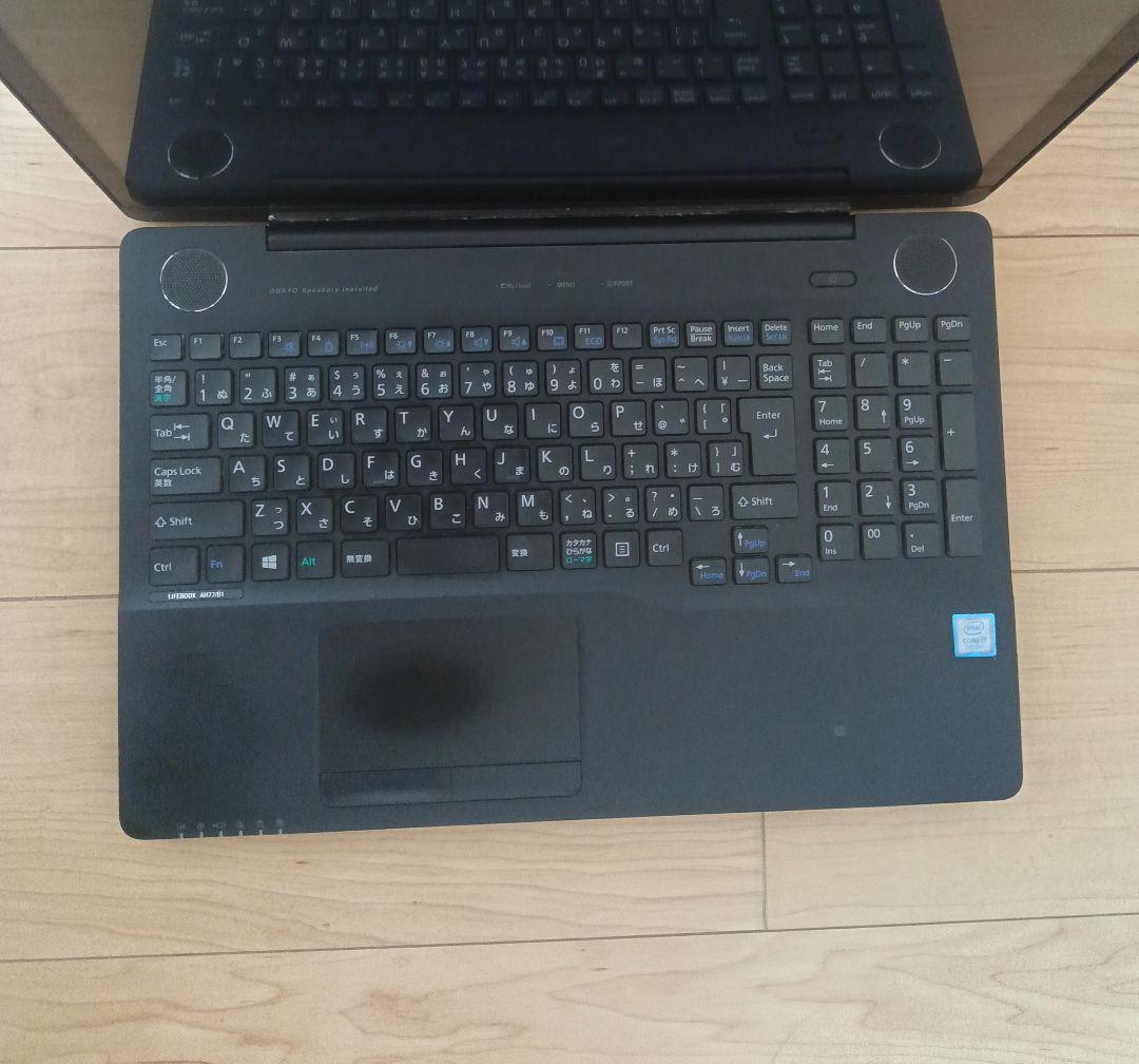 中古PC 富士通 AH77/B1 i7/16GB タッチパネル Win11