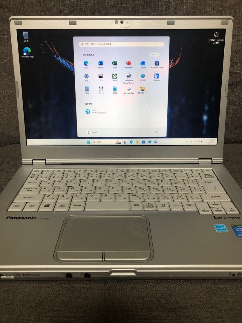 バッテリー：99％【良品】Let's note CF-LX3 SSD 大画面 ③