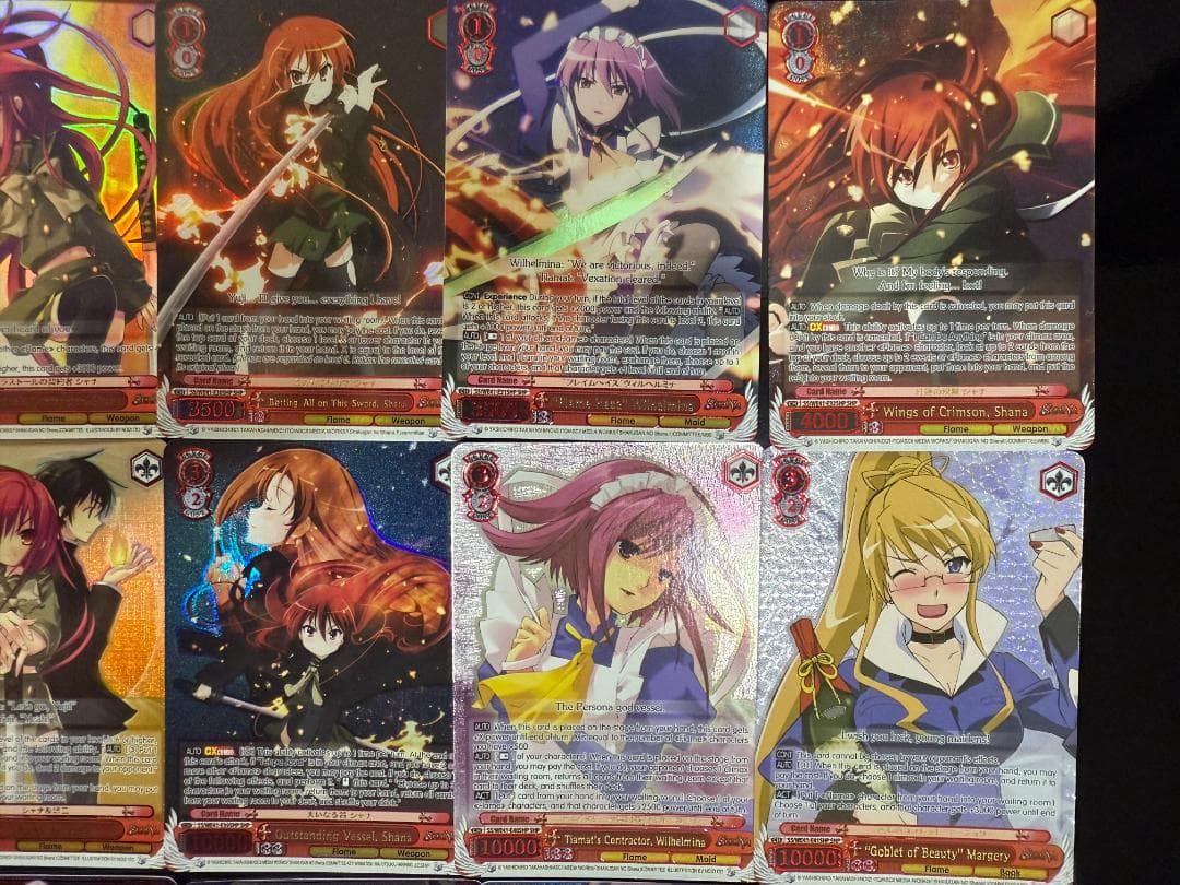 英語版 ヴァイスシュヴァルツ 灼眼のシャナ SHP 54枚まとめ売り