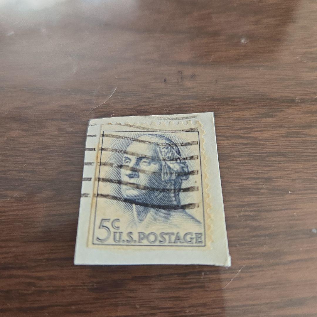 5¢ U.S. POSTAGE ジョージ・ワシントン 使用済み切手