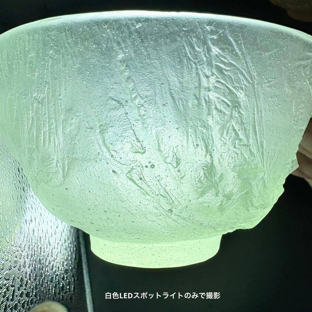 ドームフランス 抹茶茶碗 夫婦茶碗 新品未使用 水晶 クリスタルボウル daum