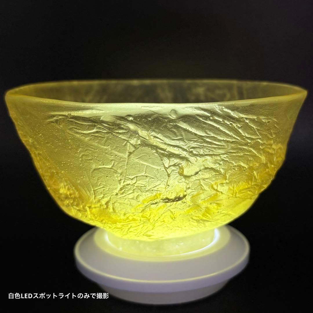 ドームフランス 抹茶茶碗 夫婦茶碗 新品未使用 水晶 クリスタルボウル daum
