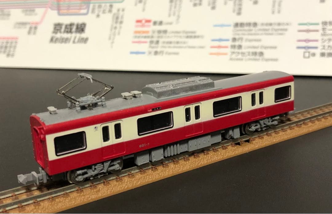 管理番号1692 京急 新600形Nゲージ塗装済キット組立品