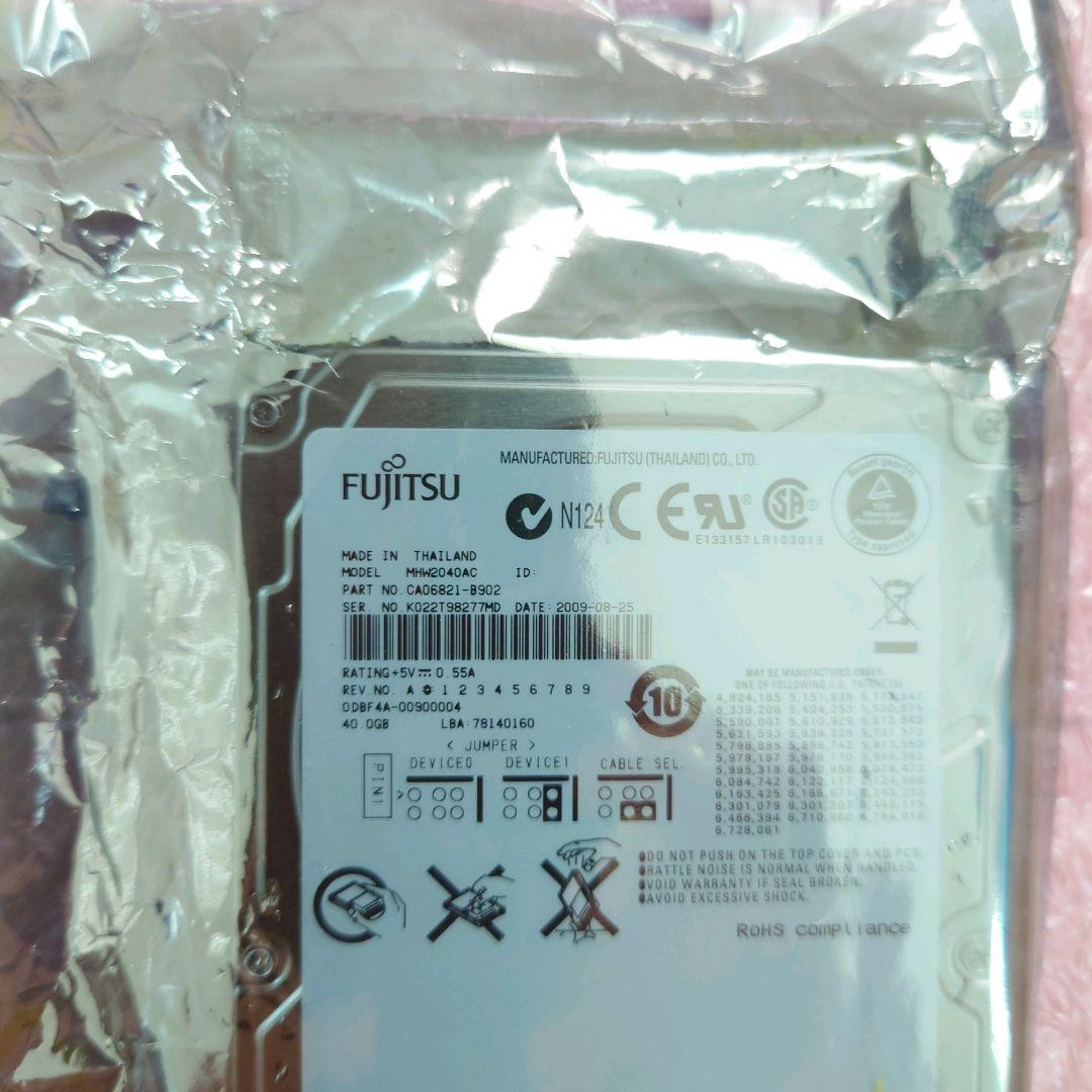 Fujitsu PATA HDD 40GB 2個セット IDE接続