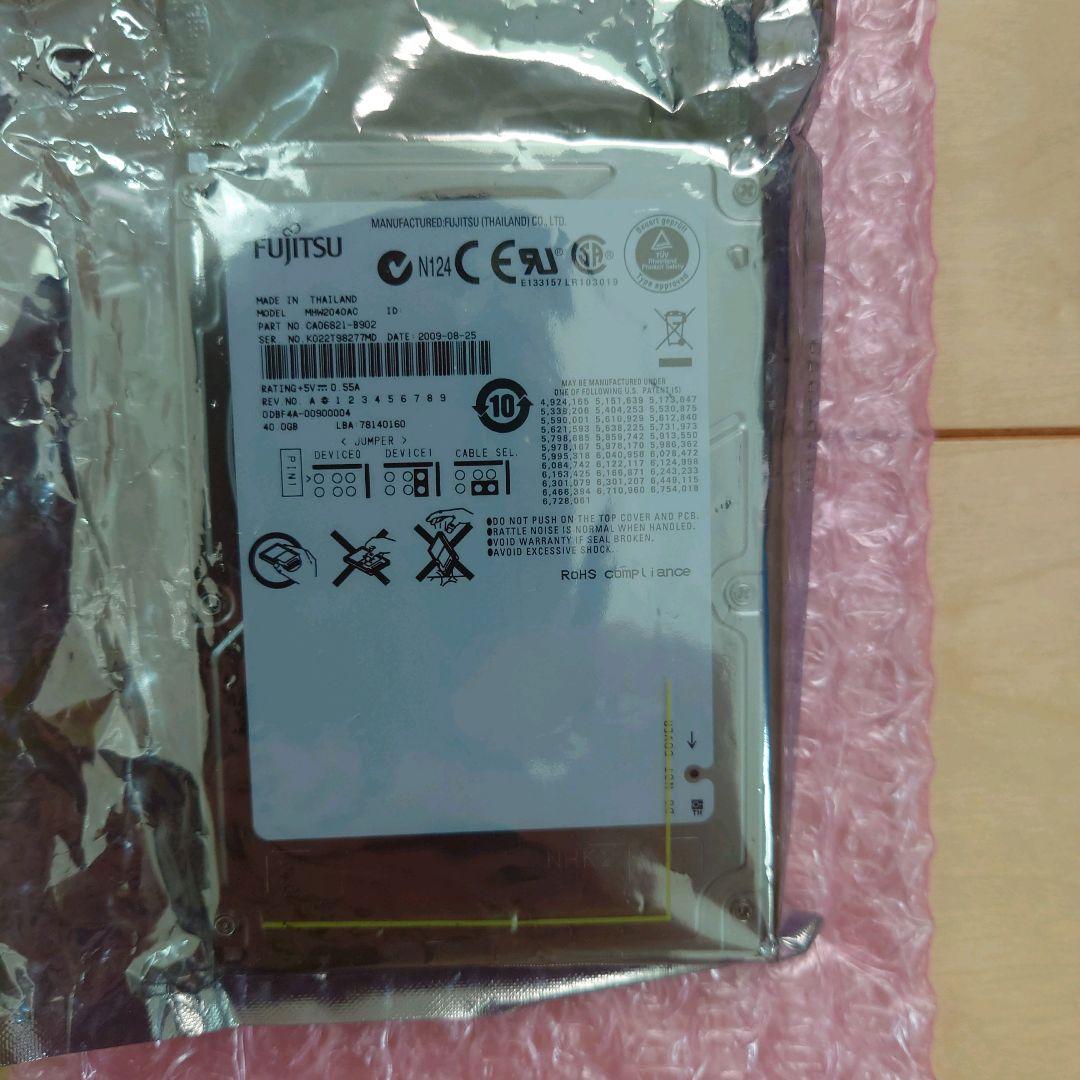 Fujitsu PATA HDD 40GB 2個セット IDE接続