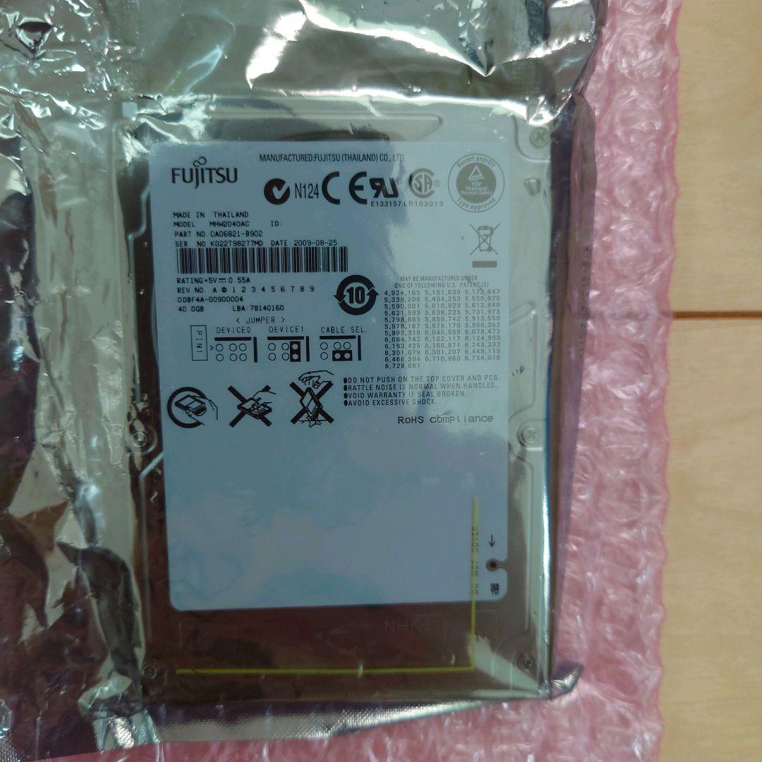 Fujitsu PATA HDD 40GB 2個セット IDE接続