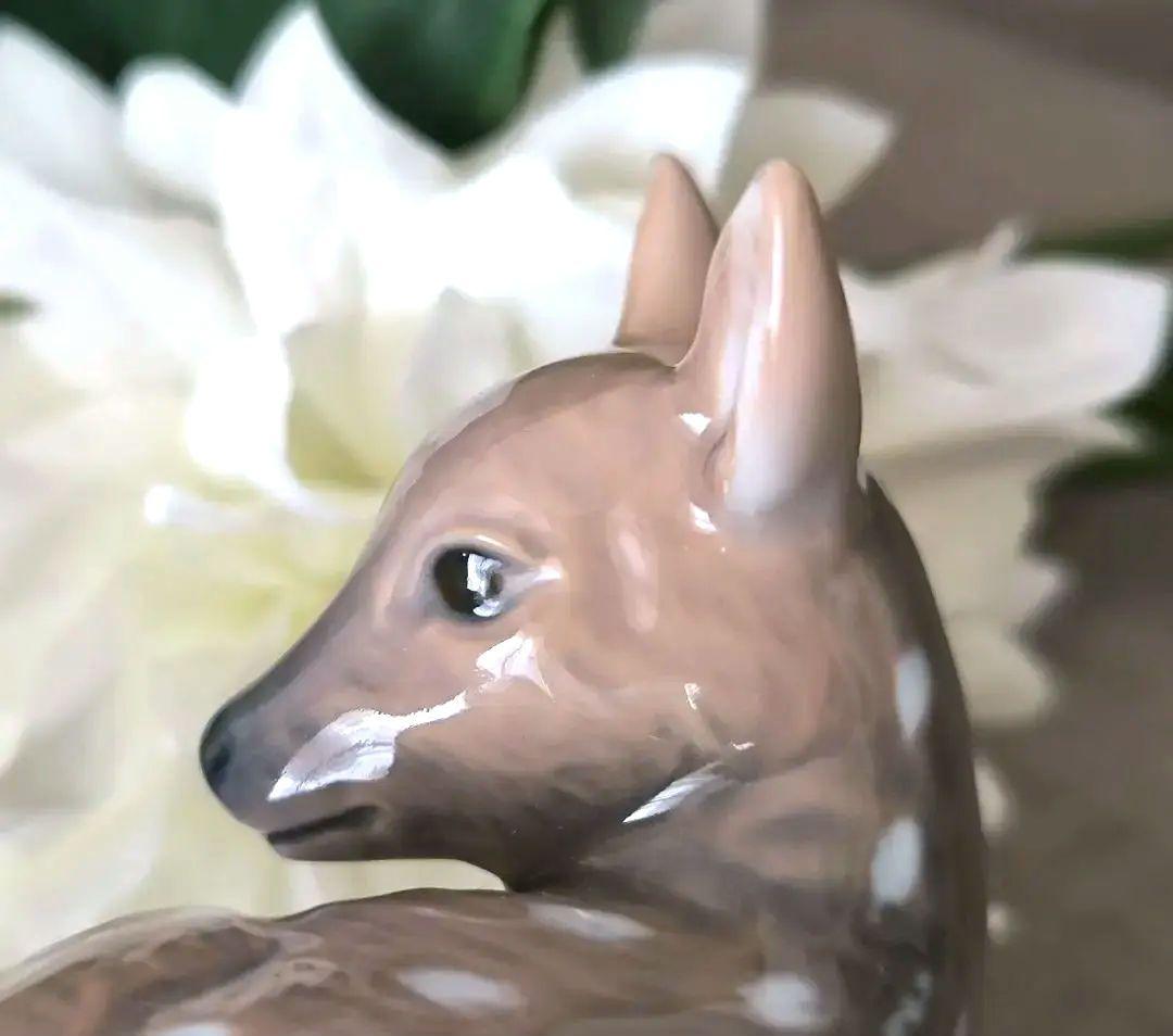 陶器 シカ 置物 ロイヤルコペンハーゲン フィギュリン ベビーファウン 小鹿 鹿