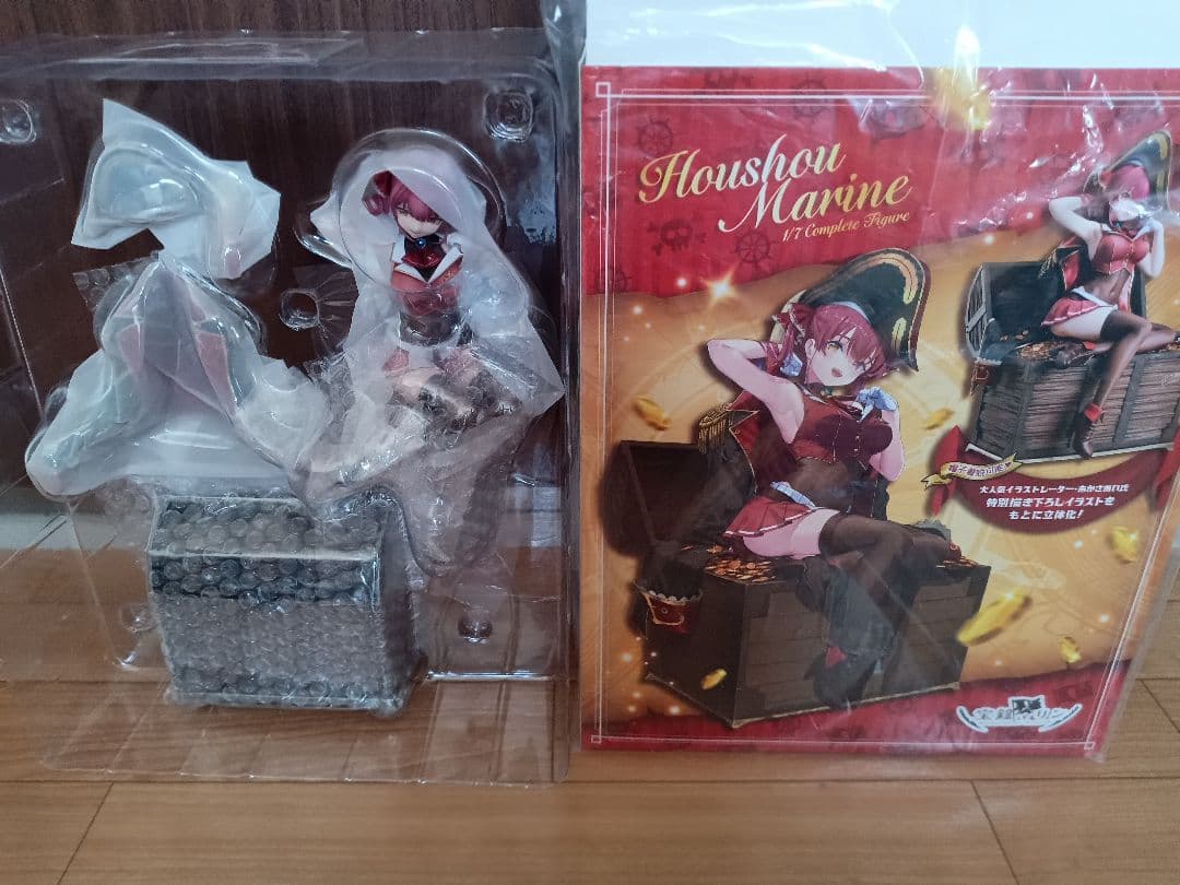 【美品 特典付】ホロライブ 宝鐘マリン 1/7スケールフィギュア デザインココ