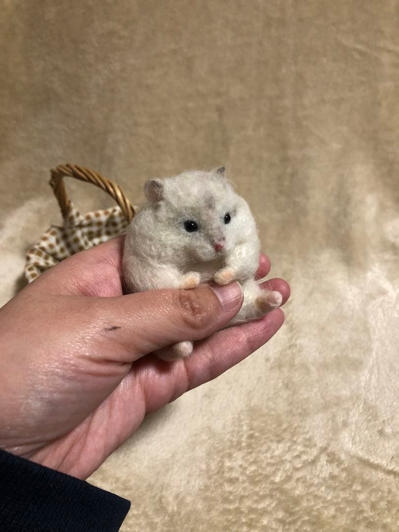 【ぴよサブレページです】大福ハムスターちゃんりんごのパンダちゃん2体セット