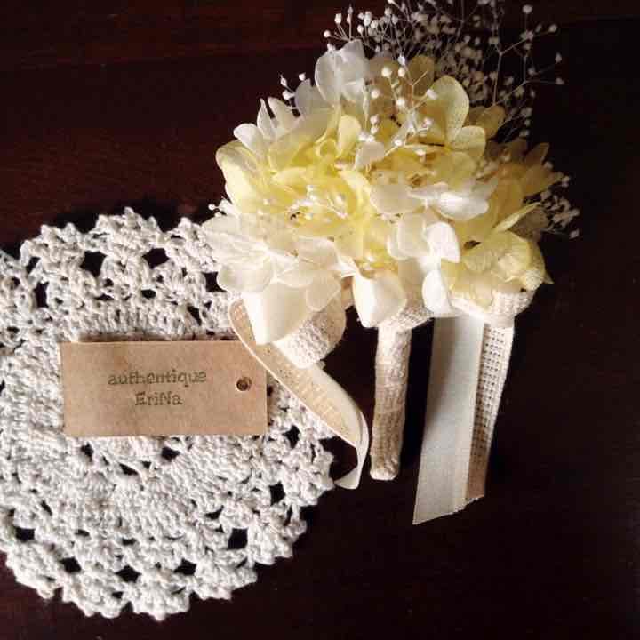 1450円 本物花 クラッシックパープル 髪飾り 卒業 入学 ブライダル