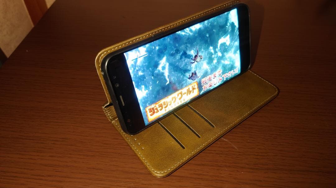 Samsung Galaxy S8+ レザーケース付き