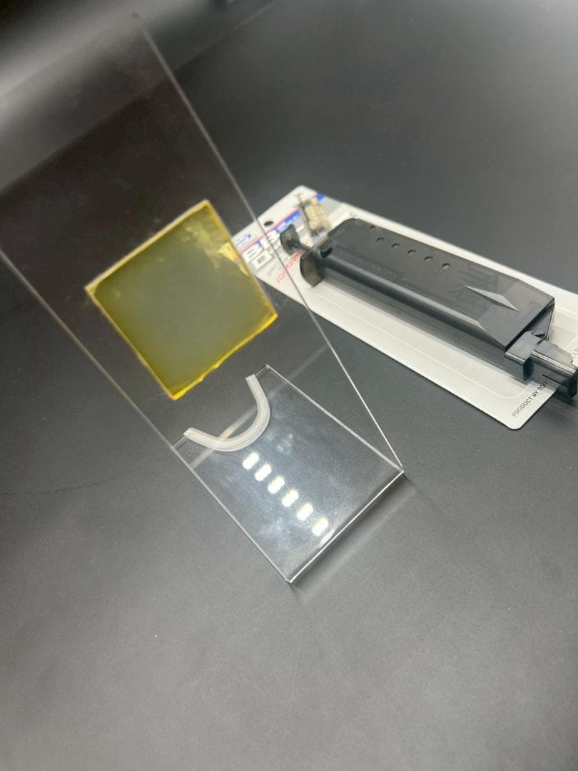 【美品】デザートイーグル　エアーガン　.50AE クロームステンレス