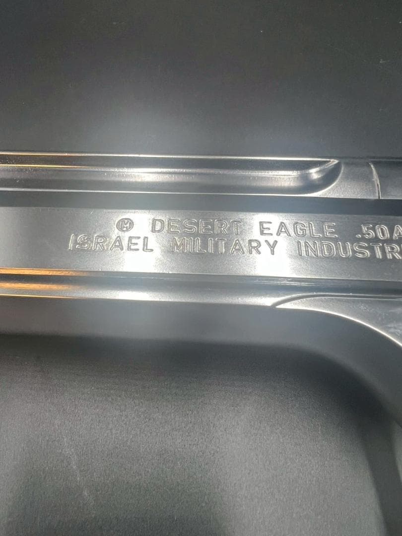 【美品】デザートイーグル　エアーガン　.50AE クロームステンレス