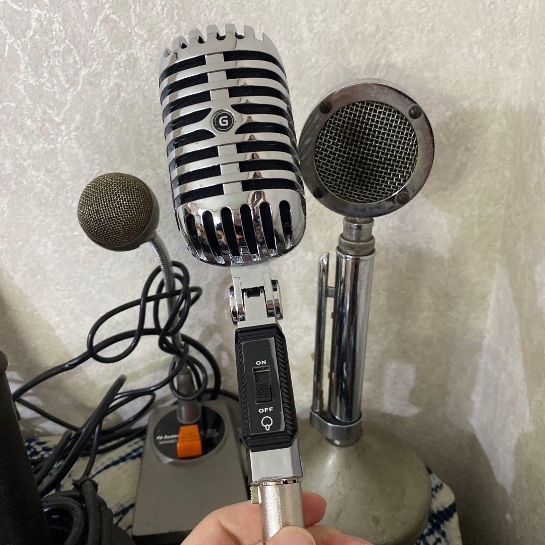 レトロ　マイク10個　アンティーク　mic ラジオ　スピーカー
