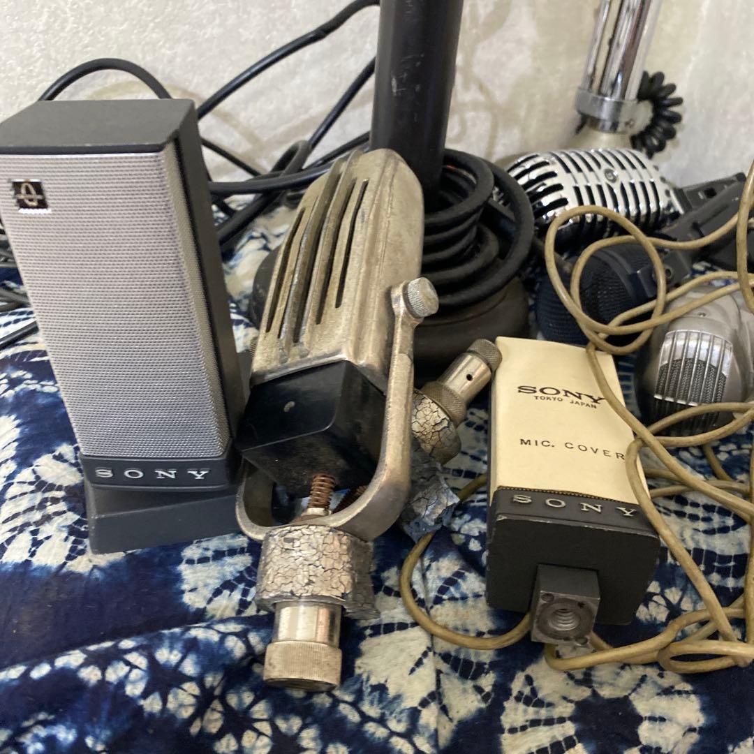 レトロ　マイク10個　アンティーク　mic ラジオ　スピーカー