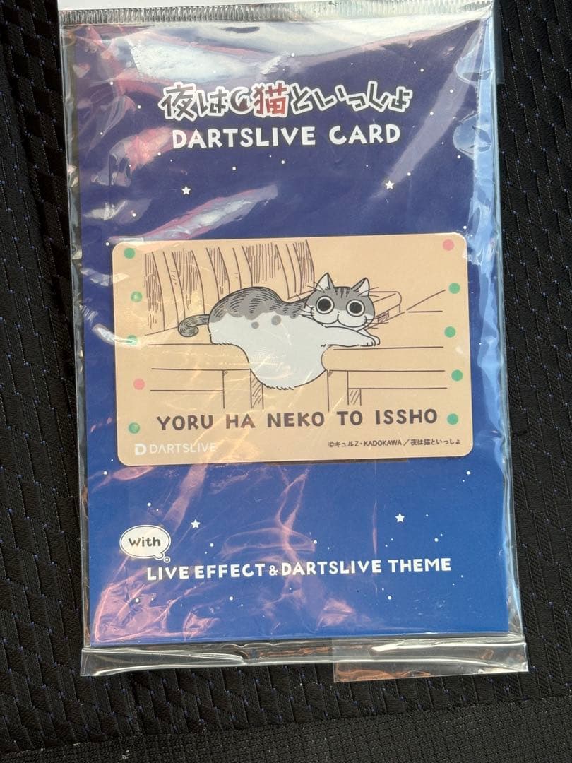 DARTSLIVEカード 夜は猫といっしょ