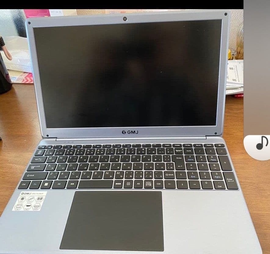 GM-JAPAN ノートパソコン 薄型 ノートPC 15.6インチバッテリー良好