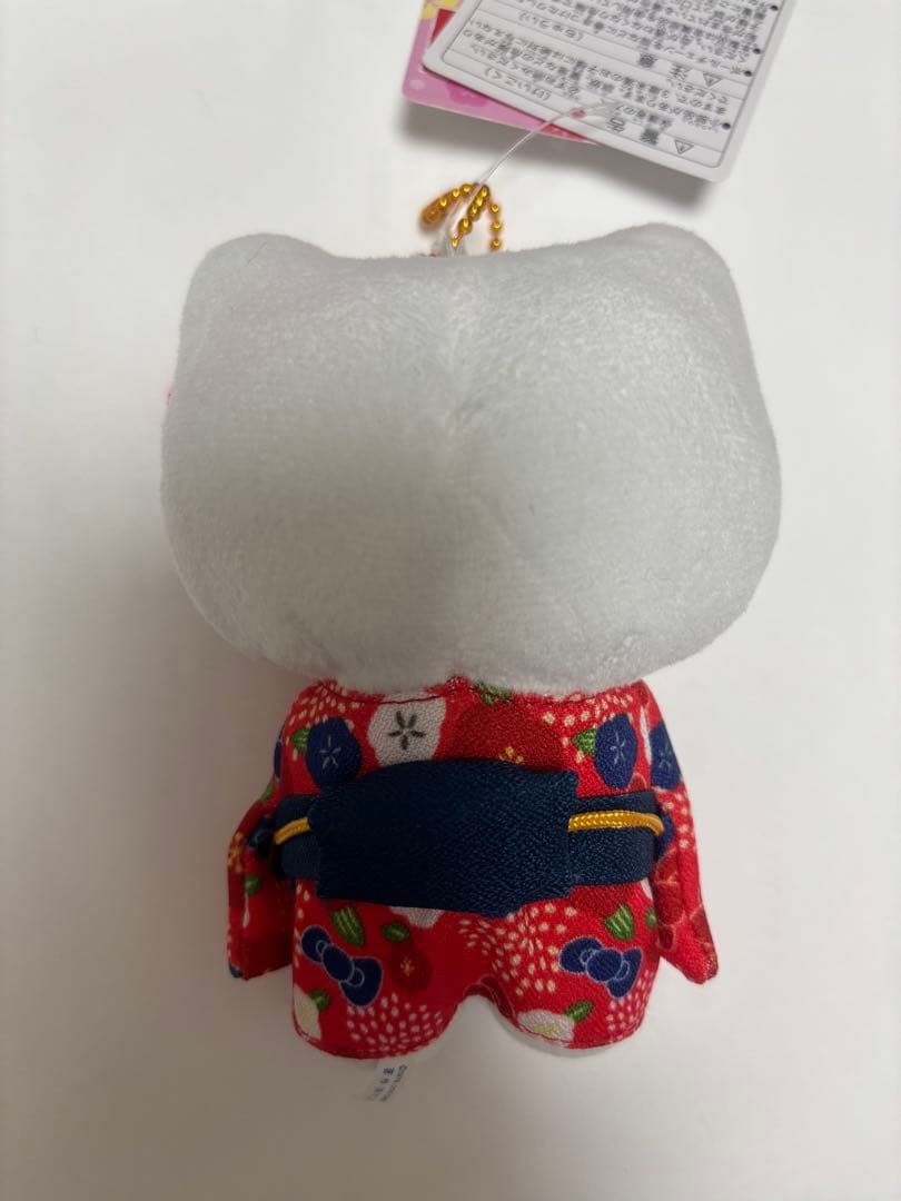 ハローキティ 赤い着物 マスコット 約10cm