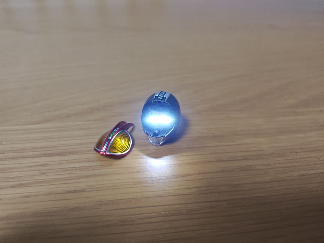 仮面ライダーファイズ　555　改造ヘッドパーツ　発光頭部　真骨彫