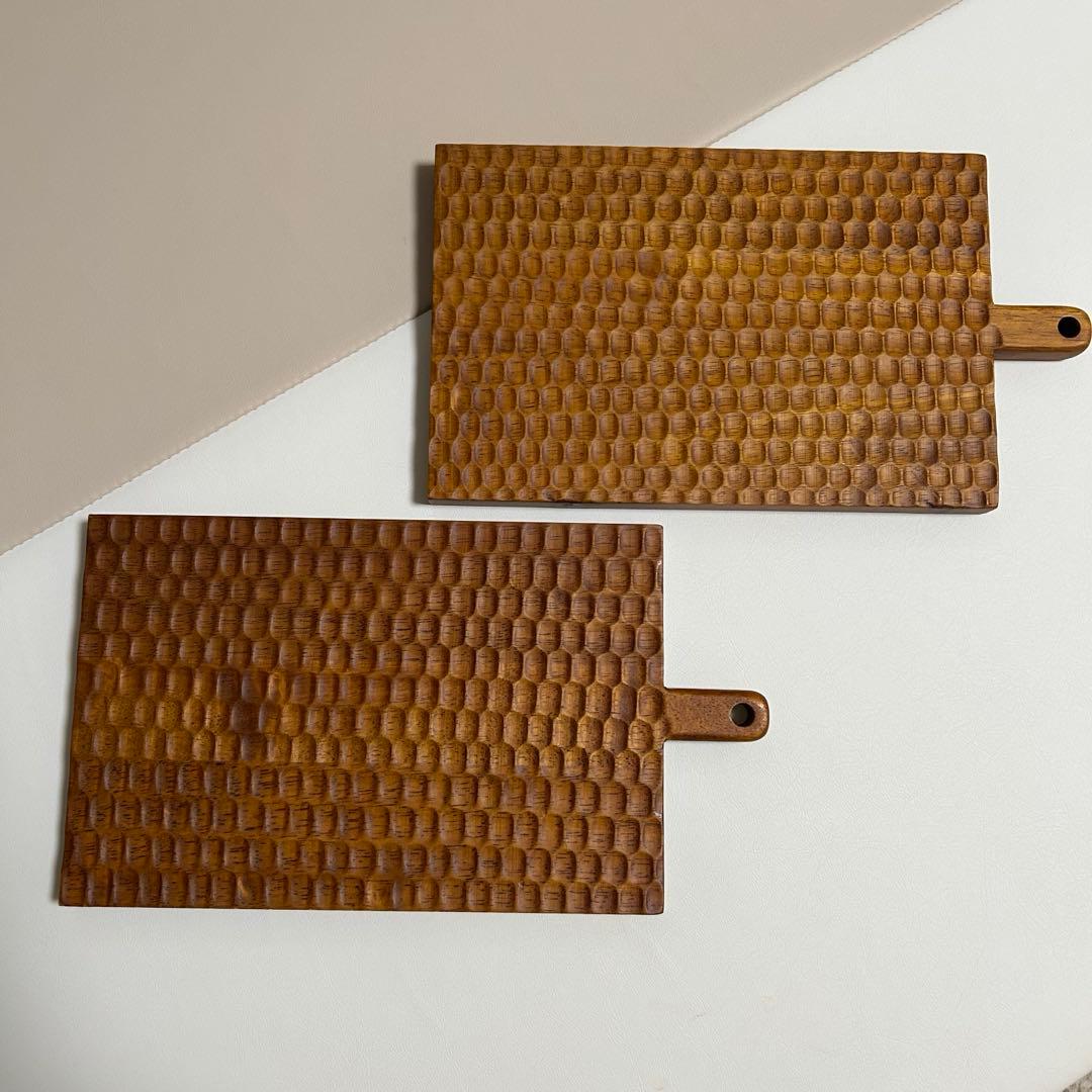 ウッドプレート お皿 丸 長方形 5点セット