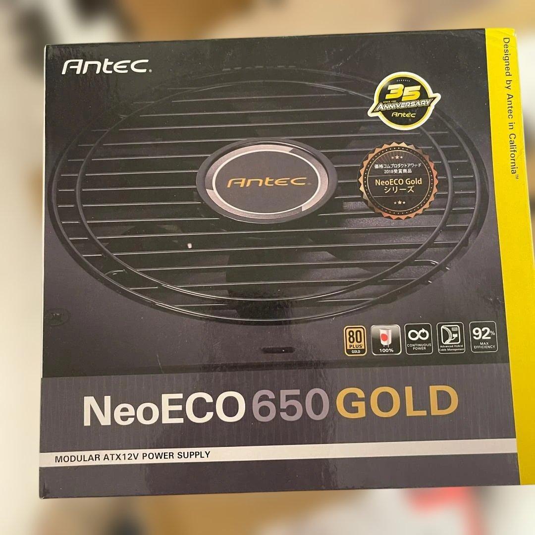 AntecNeoECO650GOLD電源+CM TD300Mesh ATXケース