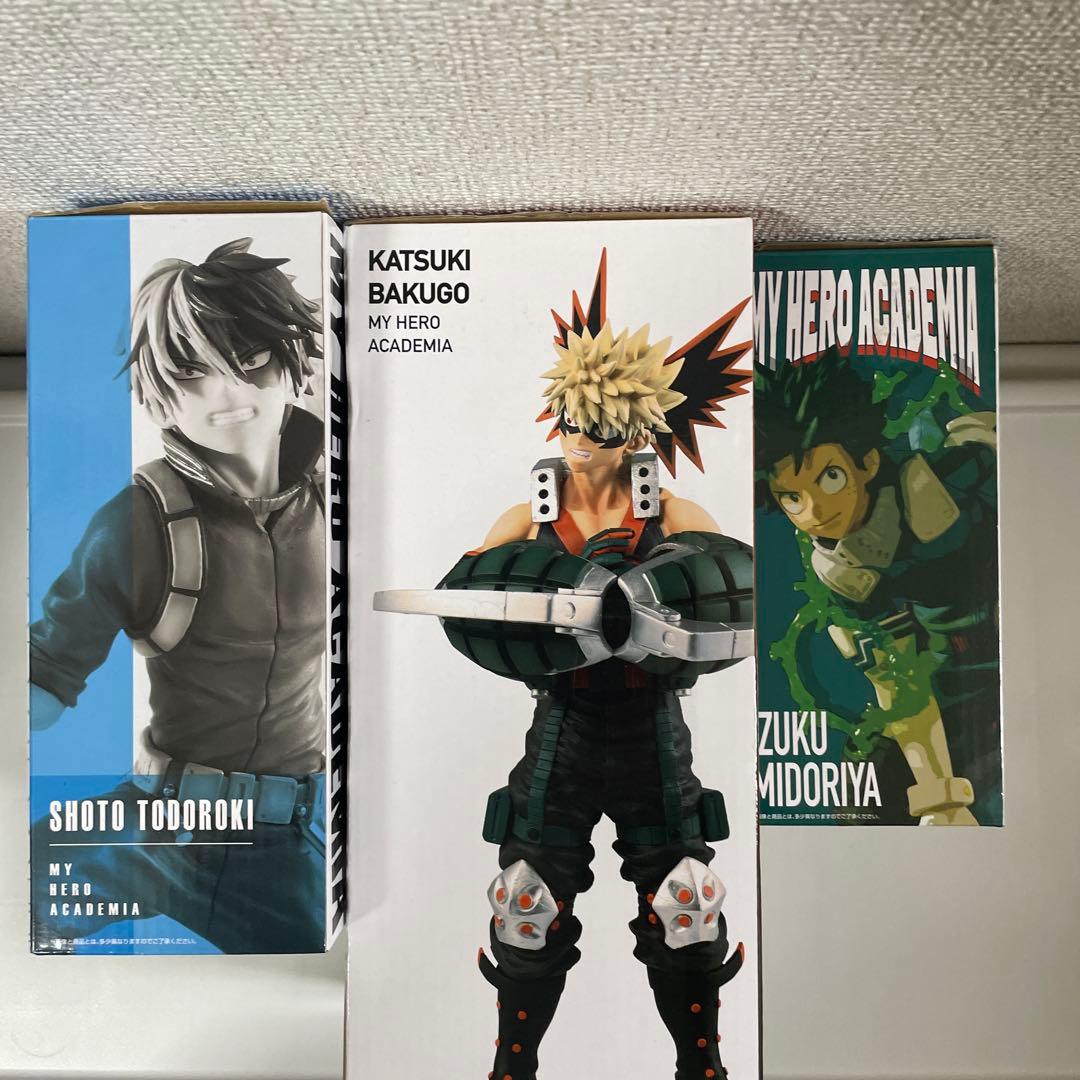 一番くじ 僕のヒーローアカデミア 緑谷・爆豪・轟・ベストジーニスト フィギュア