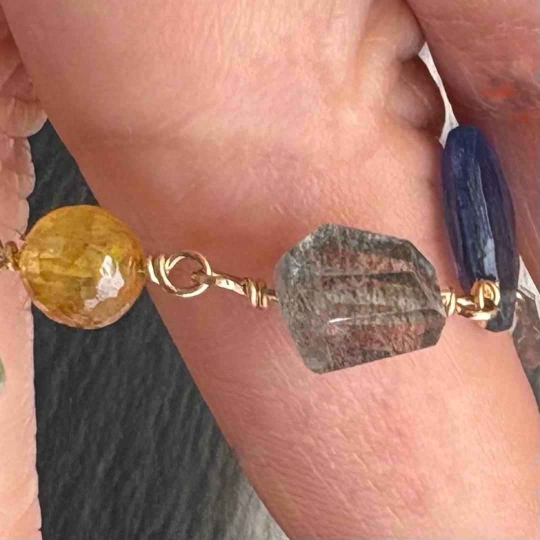 天然石14kgfブレスレット