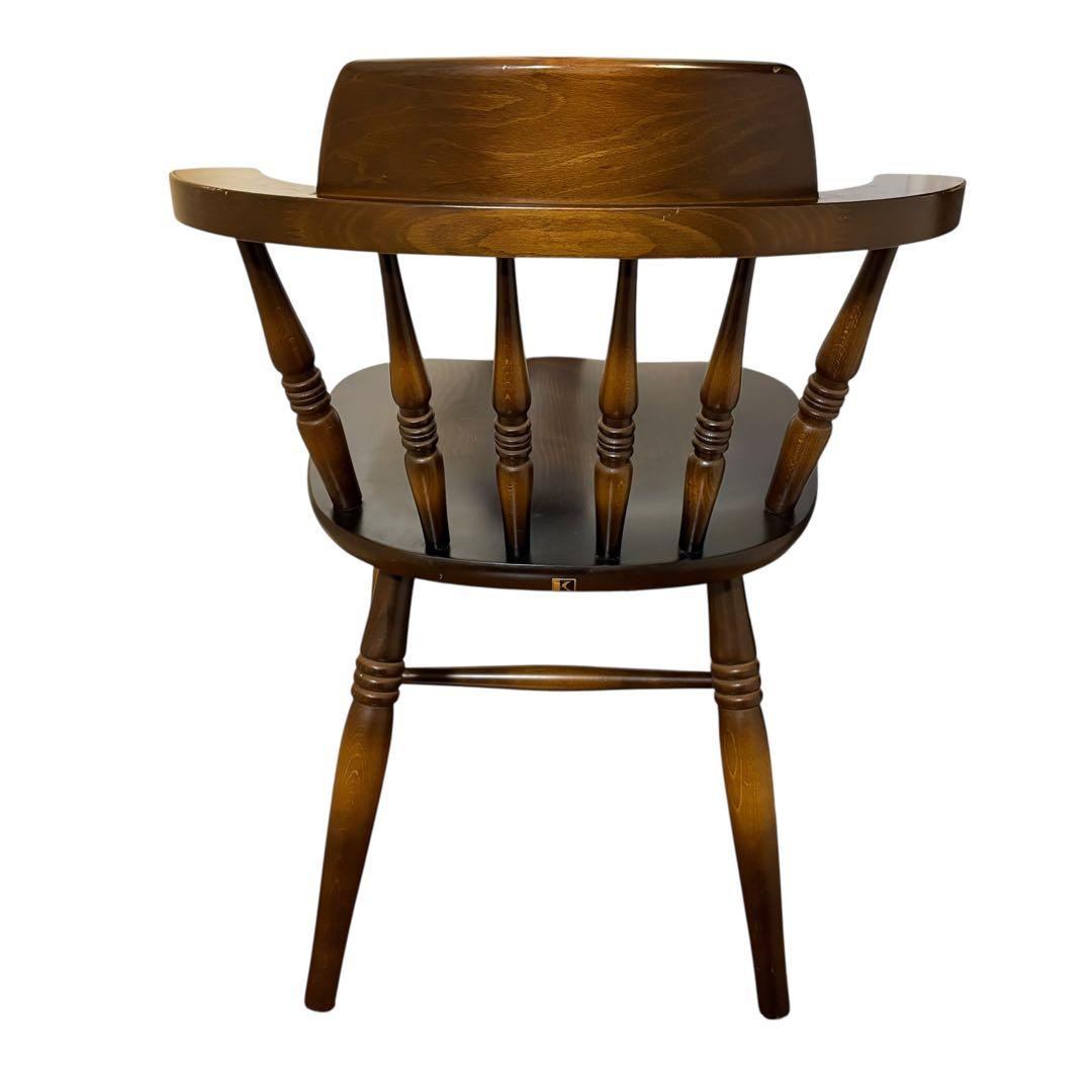 飛騨産業　キツツキ　ウィンザーチェア　ダイニング　クラシック　茶色　アンティーク