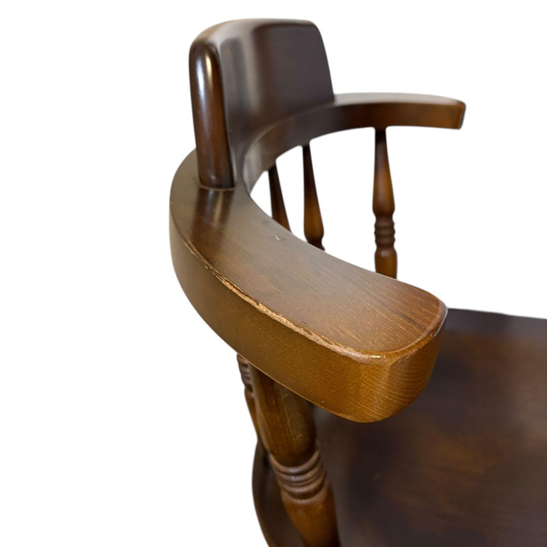 飛騨産業　キツツキ　ウィンザーチェア　ダイニング　クラシック　茶色　アンティーク