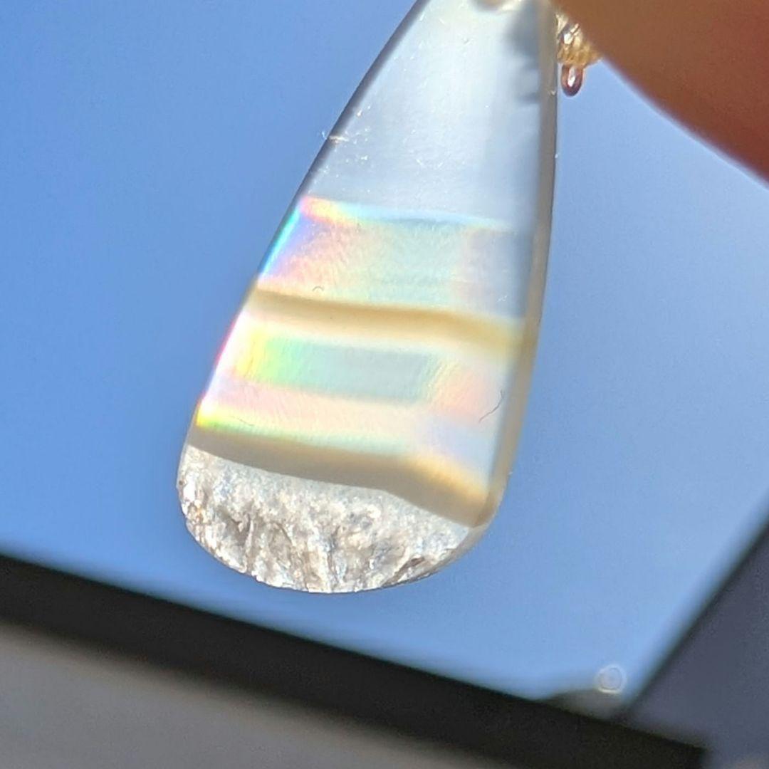 アイリスアゲート ピアス