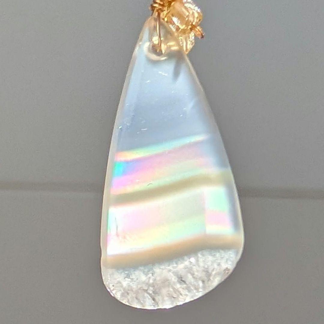 アイリスアゲート ピアス