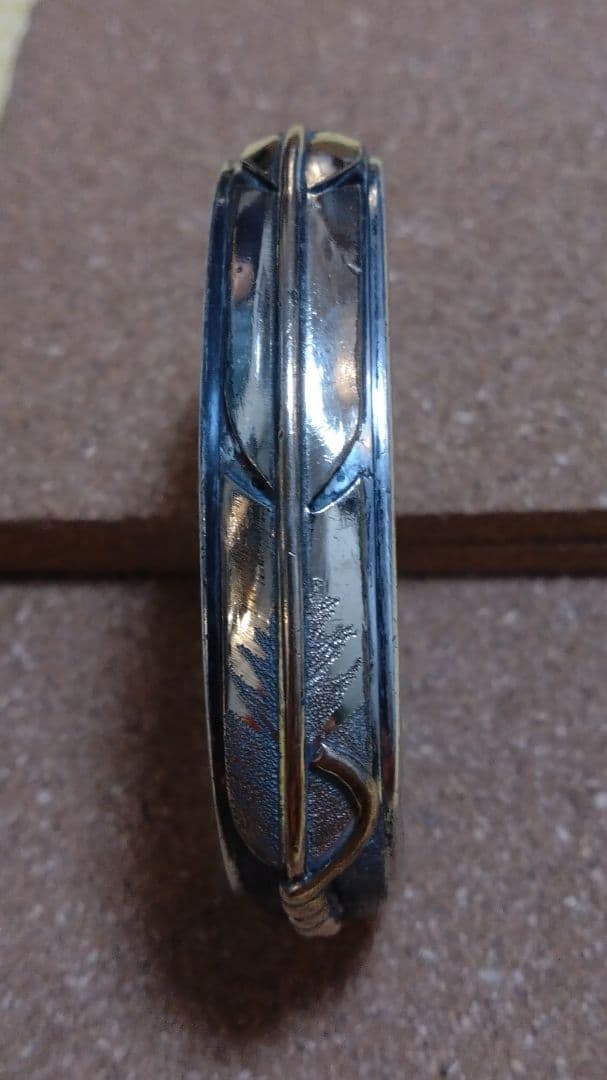 【美品】リー ベネット バングル Lee Bennett 12K金張り シルバー