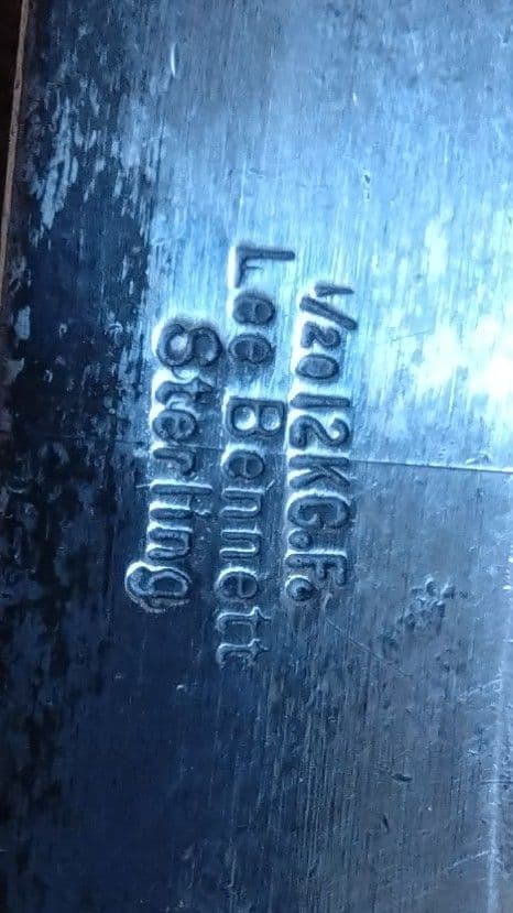 【美品】リー ベネット バングル Lee Bennett 12K金張り シルバー