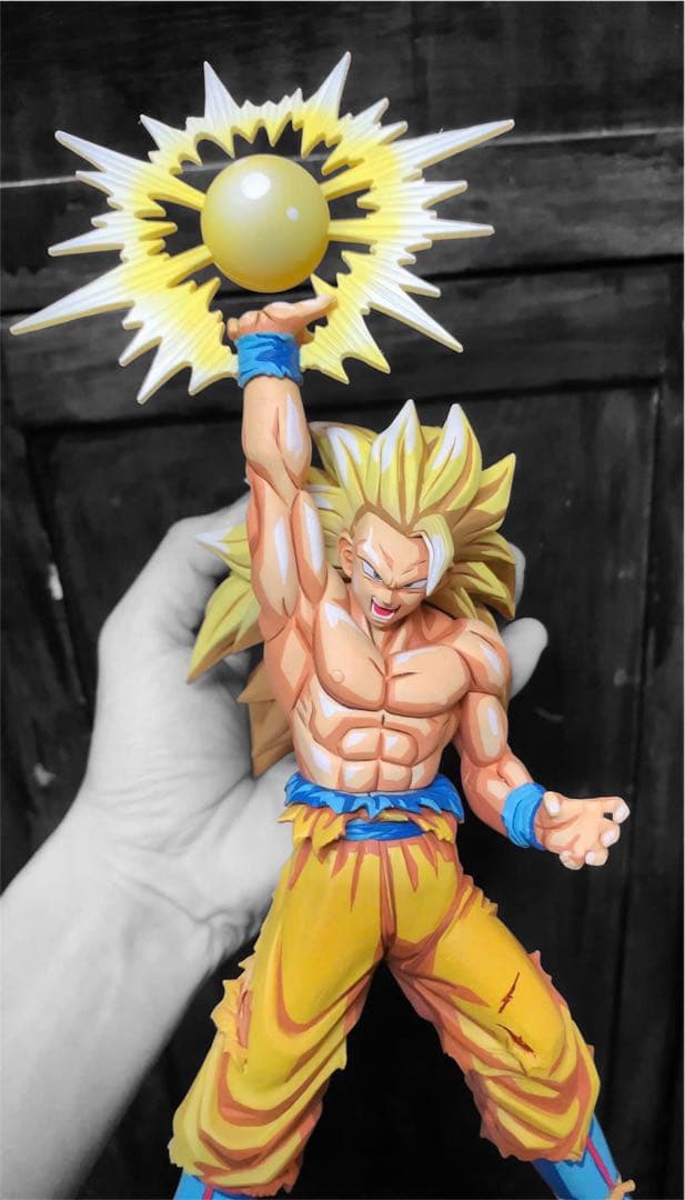 コミック・アニメ Custom 2D painted Songoku SS3 model