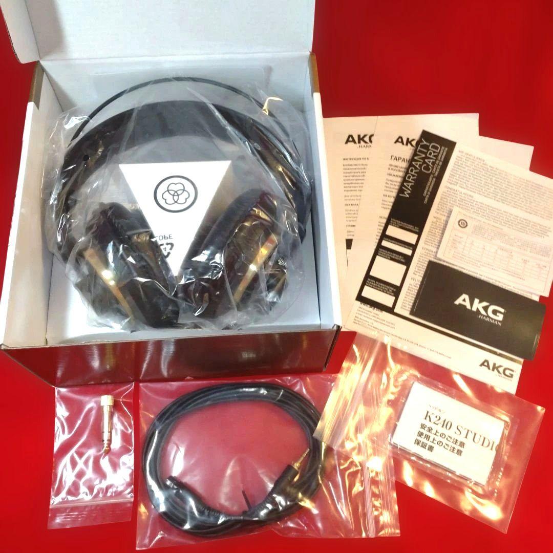 【美品】ＡＫＧ　Ｋ２４０　セミオープン型　プロフェッショナル　スタジオヘッドホン