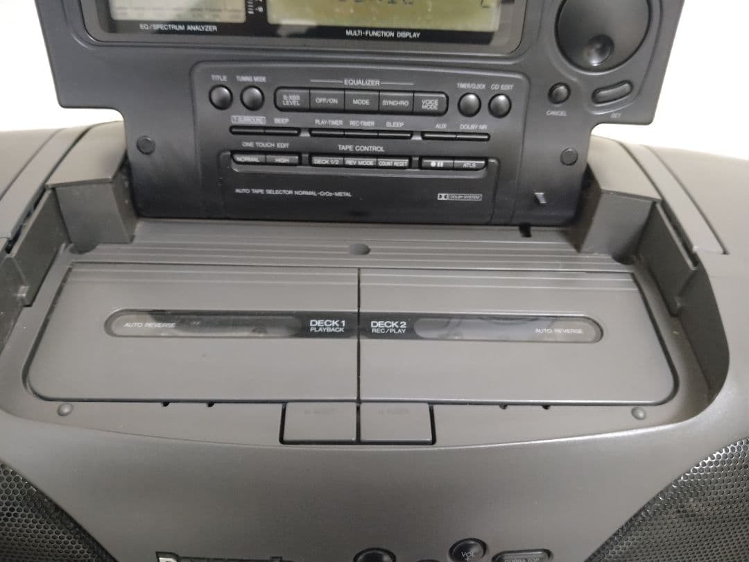 【バブルラジカセ】Panasonic　コブラトップ　RX-DT909　ジャンク