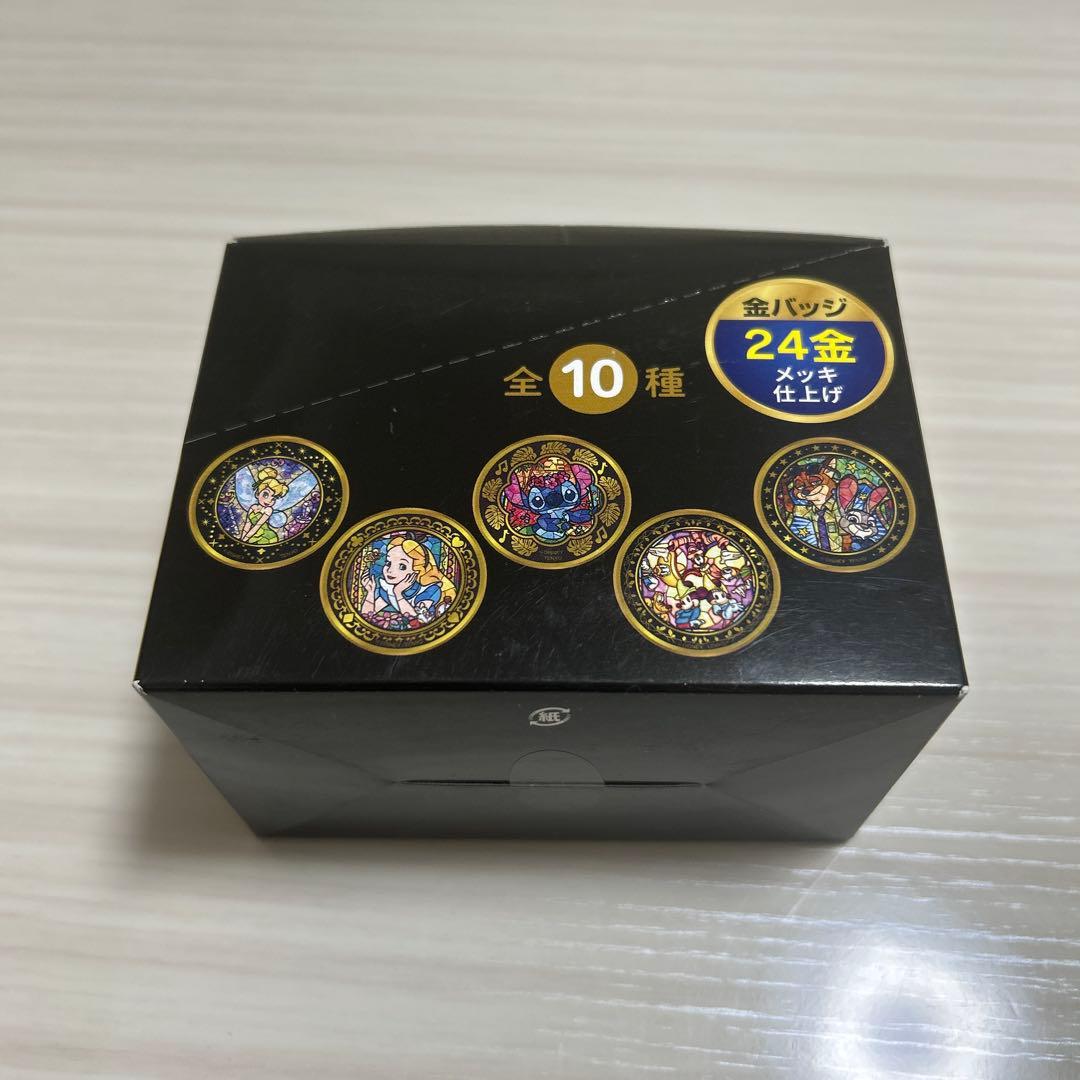 Disney 24金メッキ　缶バッジ　金バッジ