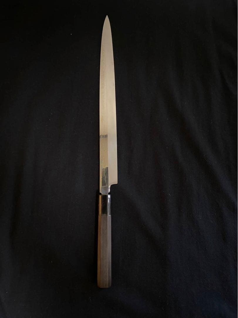 高鳳正国 水焼本焼 ふぐ引き包丁 尺黒檀柄