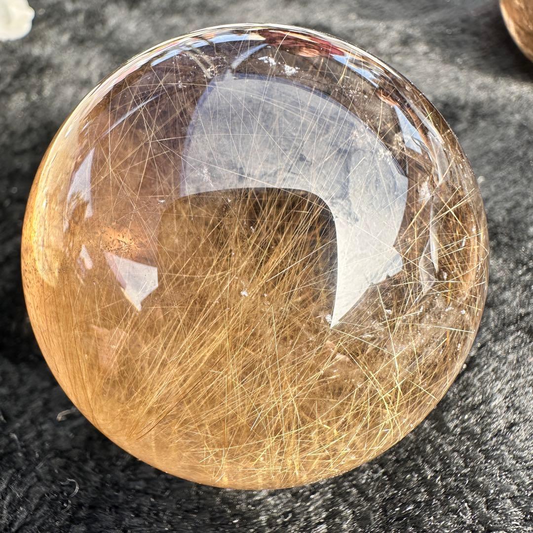 天然石ルチルクォーツのスフィア　ご購入前に在庫確認必要D.434