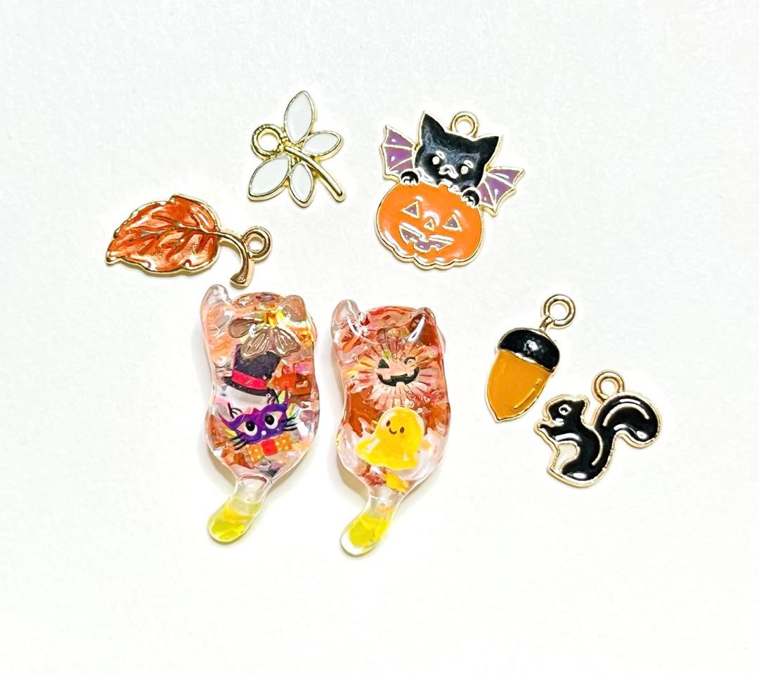 じゃれねこ『9月☆36 紅葉×ハロウィン』