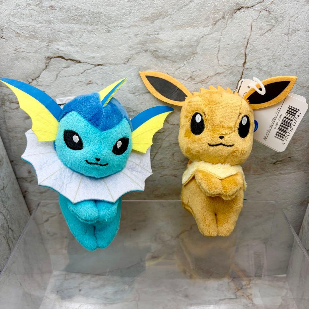 ポケモン ブイズ　コダック　ニャース　ちょっこりさん ぬいぐるみ 5点セット