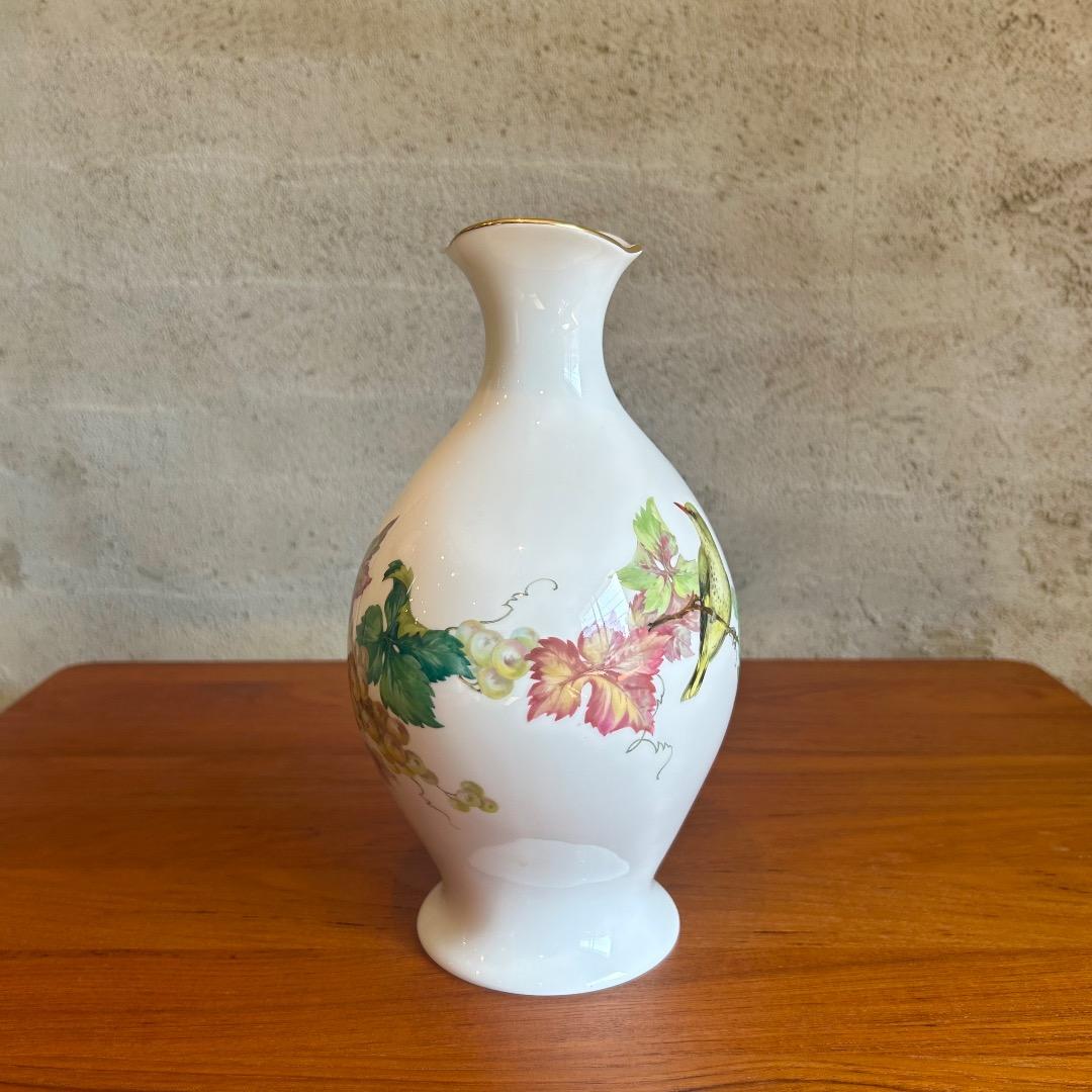 Meissen 鳥と花 フラワーポット