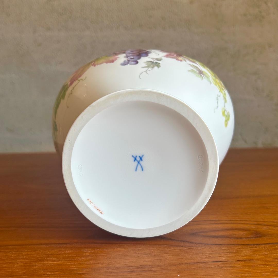 Meissen 鳥と花 フラワーポット