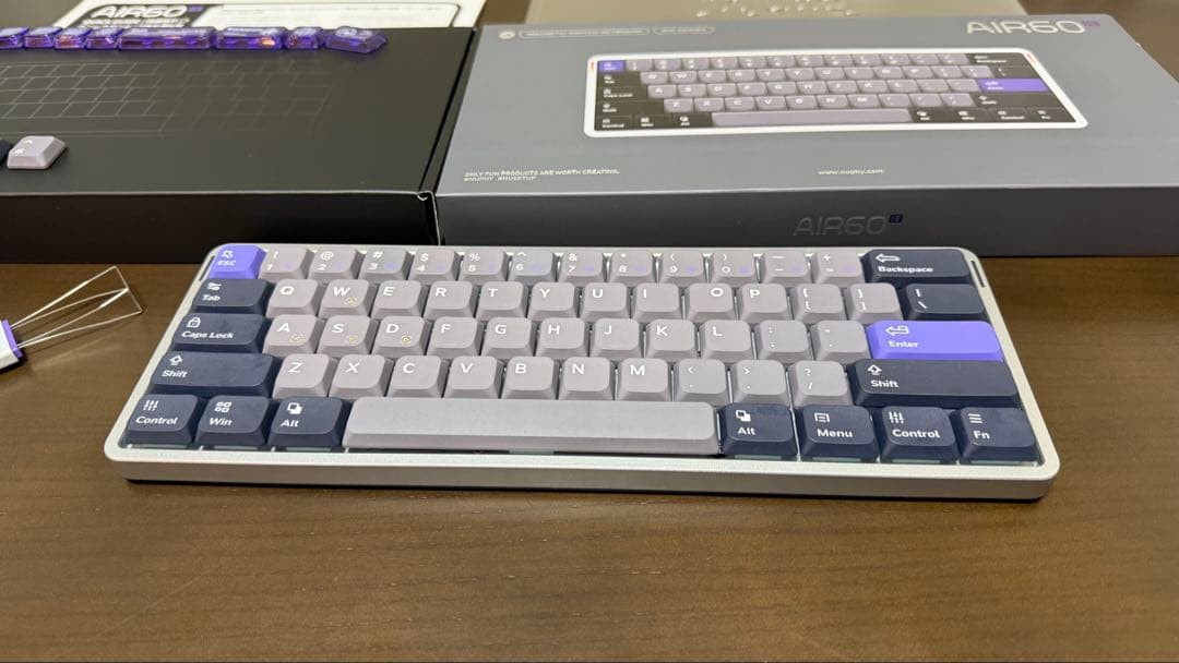【極美品】NuPhy AIR60HE jadepro 磁気キーボード 使用1時間