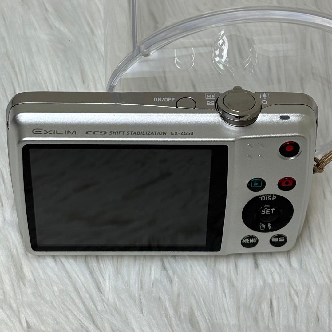 CASIO カメラ　エクシリム　EX-Z550 シルバー コンデジ　動作品